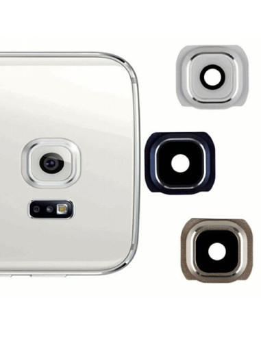 Lente Vetro Fotocamera Posteriore Per Samsung Galaxy S6 G920F Blu