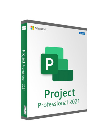 Microsoft Project 2021 Pro 32/64 Bit Digital License 1 PC Multilingual