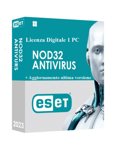 ESET NOD32 Antivirus 1 anno 1 PC ultima versione aggiornamenti gratis