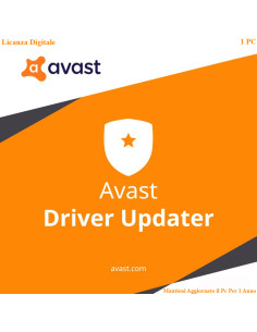 AVAST Aggiornamento driver 1 anno 1 PC Licenza Digitale Tutte le Lingue